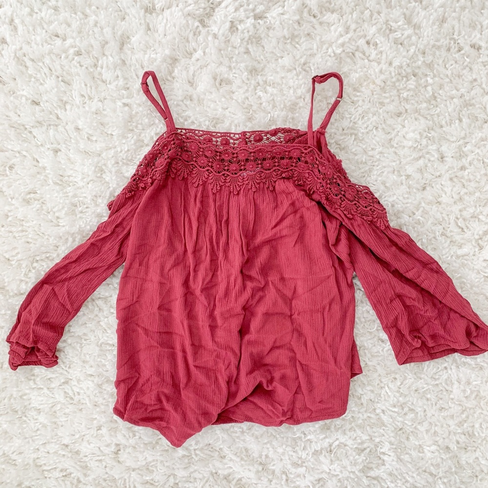 Xhilieration Off the Shoulder Blouse